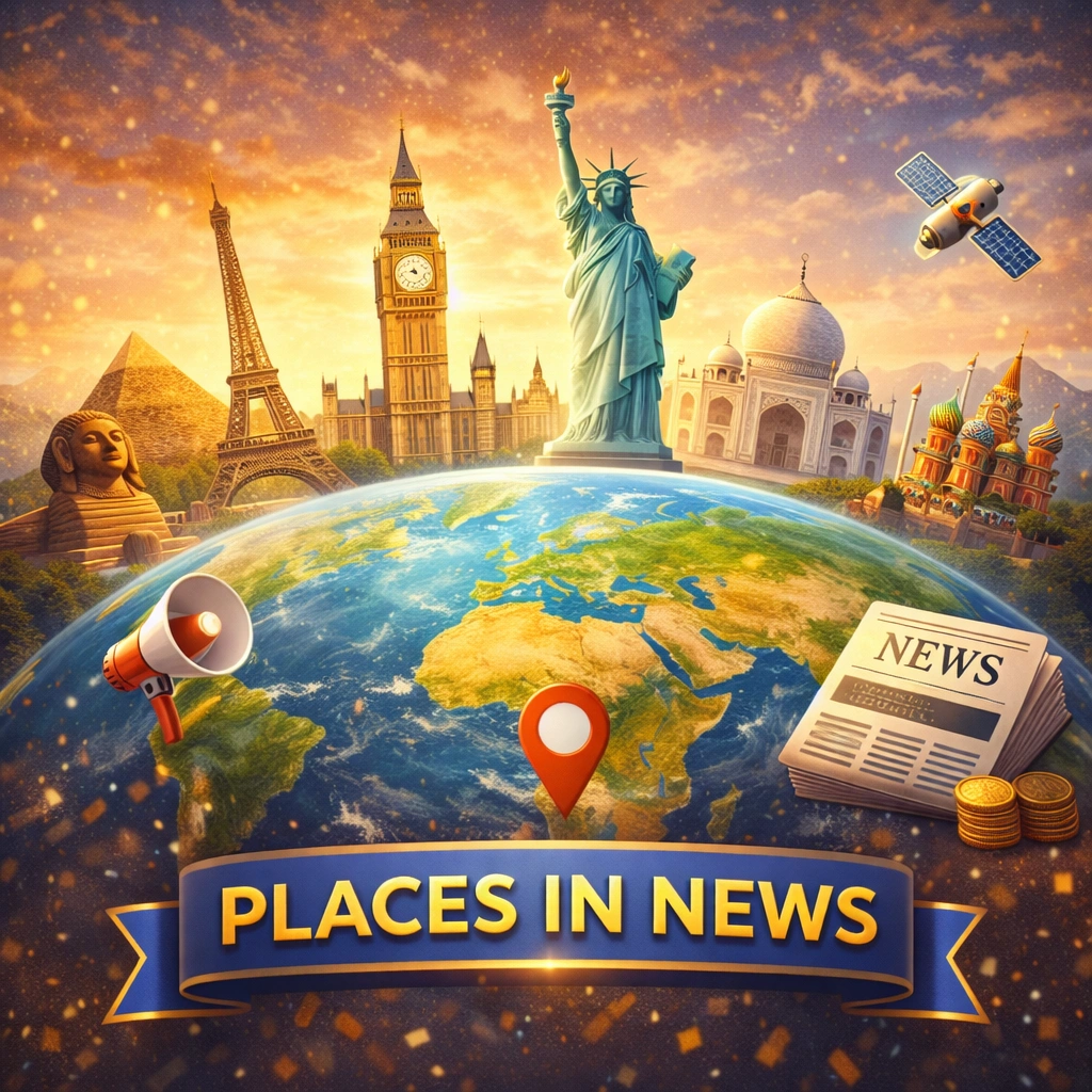 Places in NEWS (March 2026)